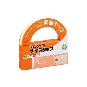 (業務用10セット) ニチバン 両面テープ ナイスタック 【スポンジタイプ/幅15mm長さ4m】 NW-P15 (代引不..