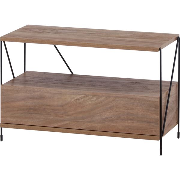 テレビ台 テレビボード 約幅610mm オークナチュラル EZBO ワイヤー TVラック 組立式 リビング ダイニン..