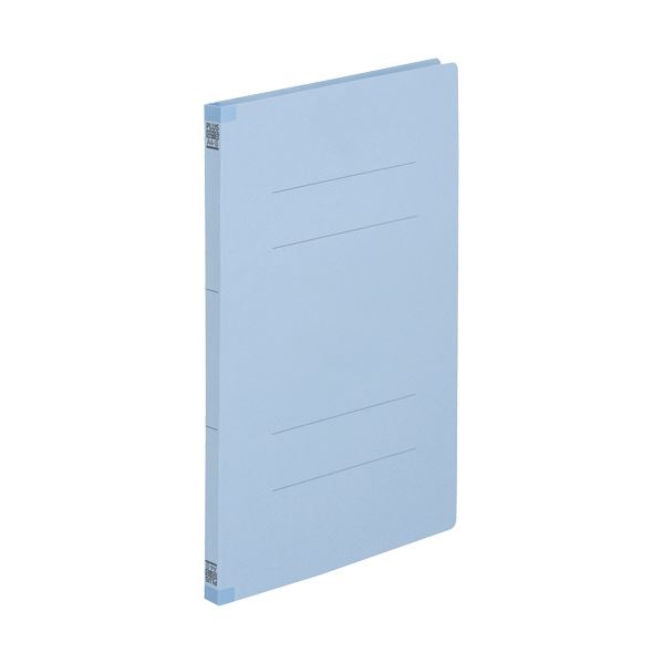 （まとめ） プラス背補強フラットファイル A4タテ 150枚収容 背幅18mm ロイヤルブルー No.021S 1パック..
