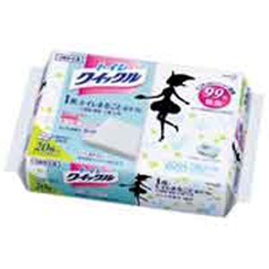 （まとめ）花王 トイレクイックル 詰替用パック 20枚入 【×20セット】 (代引不可)