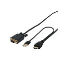 MCO HDMI-DsubϊP[u 3m ubN HDC-DS30^BK