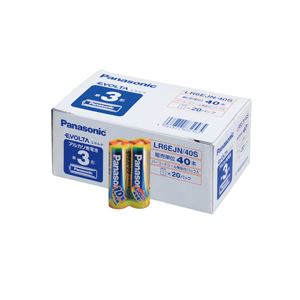 パナソニック アルカリ乾電池 EVOLTA 単3形 LR6EJN/40S 1箱(40本) (代引不可) パナソニック アルカリ乾電池 EVOLTA 単3形 LR6EJN/40S 1箱(40本) (代引不可)