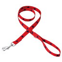 (まとめ)メリカジ スターリード M レッド【×3セット】 (犬用品/リード)(4)