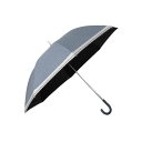 ■サイズ・色違い・関連商品■ブルー■ネイビー[当ページ]■商品内容CHAMCHAM MARKETの晴雨兼用傘です。スライド式の長傘スタイルで使いやすいです。遮光率99%以上、UV遮蔽率99%以上、遮熱効果、雨の日使用可能と嬉しい機能も充実しています。ダンガリー調の生地にボーダー柄の組み合わせが爽やかで、暑い夏の日も涼し気に過ごせます。贈り物にも最適です。■商品スペック●カラー：ネイビー●素材：ポリエステル100%●親骨サイズ：48.5cm●原産国：中国 使用時のご注意●本製品には尖った部分があります。周りの人や物に当たらないよう、周囲の安全を確認してご使用ください。●手元や骨部分が壊れた場合は、怪我や事故になる恐れがある為、使用を中止してください。強風の時は、本製品が破損する恐れがありますので使用しないでください。●ステッキとして使用するなど、傘本来の目的以外での使用は止めて下さい。●本製品は、自転車・ベビーカー等と固定する器具に取り付けて使用する構造になっておりません。破損・視野の妨げ・重大な事故の原因となる恐れがありますので、絶対に取り付けないでください。●傘骨には構造上、骨同士が狭くなっている部分や、尖った部分があります。手や指を怪我する恐れがありますので、ご注意ください。●ハンドクリームや日焼け止めクリーム等が、本製品の生地・手元部分の色落ちの原因になる場合があります。●ご使用後は、本製品を陰干しにして完全に乾いてからおしまいください。濡れたまま保管しますと、錆の発生や生地の色移りの原因となる場合があります。※お子様がご使用の際は、保護者からご注意・ご指導ください。※サイズ・重量の記載がある場合は概算表記です。■送料・配送についての注意事項●本商品の出荷目安は【4 - 6営業日　※土日・祝除く】となります。●お取り寄せ商品のため、稀にご注文入れ違い等により欠品・遅延となる場合がございます。●本商品は仕入元より配送となるため、沖縄・離島への配送はできません。[ 1CM230030337 ]