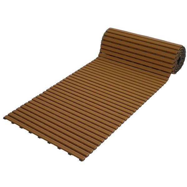 水廻りフロアー サワーロール MZSL-60 3m巻 色 ブラウン サイズ 厚17mm×巾600mm×長3m／枚 【日本製】 ..