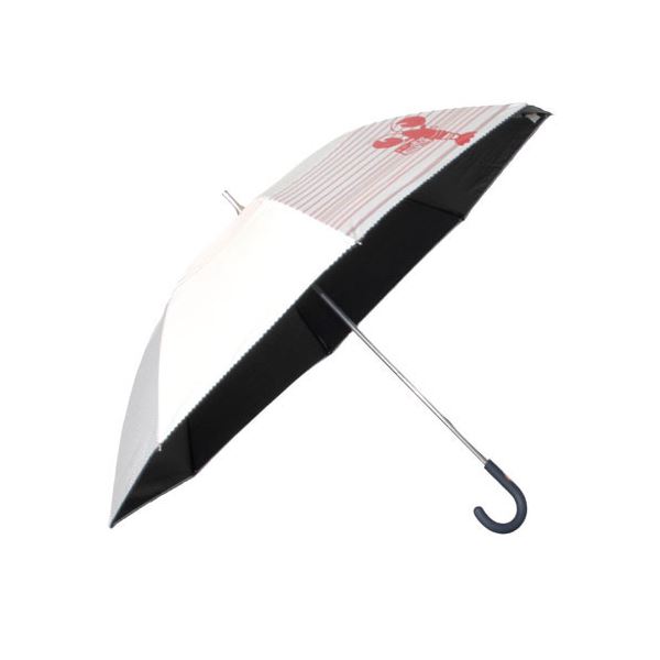 ■商品内容CHAMCHAM MARKETの晴雨兼用傘です。スライド式の長傘スタイルで使いやすいです。遮光率99%以上、UV遮蔽率99%以上、遮熱効果、雨の日使用可能と嬉しい機能も充実しています。ボーダー生地と無地生地のコンビネーションが、晴れの日や雨の日にも映えるお洒落な傘に仕上がりました。カジュアルな装いにも合わせやすく、贈り物にも最適です。■商品スペック●カラー：グレー●素材：ポリエステル100%●親骨サイズ：48.5cm●原産国：中国 使用時のご注意●本製品には尖った部分があります。周りの人や物に当たらないよう、周囲の安全を確認してご使用ください。●手元や骨部分が壊れた場合は、怪我や事故になる恐れがある為、使用を中止してください。強風の時は、本製品が破損する恐れがありますので使用しないでください。●ステッキとして使用するなど、傘本来の目的以外での使用は止めて下さい。●本製品は、自転車・ベビーカー等と固定する器具に取り付けて使用する構造になっておりません。破損・視野の妨げ・重大な事故の原因となる恐れがありますので、絶対に取り付けないでください。●傘骨には構造上、骨同士が狭くなっている部分や、尖った部分があります。手や指を怪我する恐れがありますので、ご注意ください。●ハンドクリームや日焼け止めクリーム等が、本製品の生地・手元部分の色落ちの原因になる場合があります。●ご使用後は、本製品を陰干しにして完全に乾いてからおしまいください。濡れたまま保管しますと、錆の発生や生地の色移りの原因となる場合があります。※お子様がご使用の際は、保護者からご注意・ご指導ください。※サイズ・重量の記載がある場合は概算表記です。■送料・配送についての注意事項●本商品の出荷目安は【4 - 6営業日　※土日・祝除く】となります。●お取り寄せ商品のため、稀にご注文入れ違い等により欠品・遅延となる場合がございます。●本商品は仕入元より配送となるため、沖縄・離島への配送はできません。[ 1CM230070792 ]