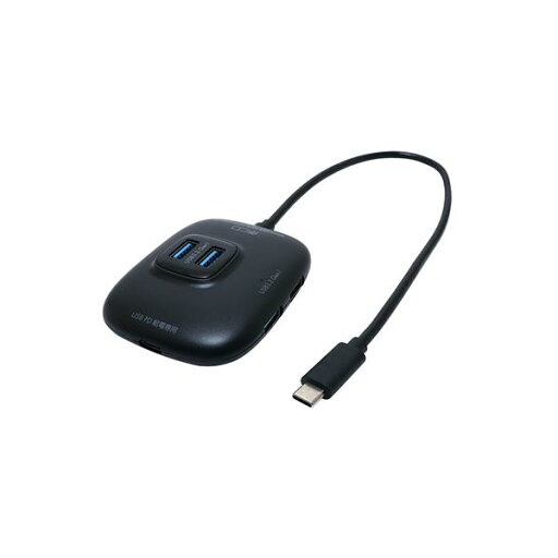 MCO USB PD対応Type-C USB3.2Gen1ハブ ブラック UDS-HH01P/BK MCO USB PD対応Type-C USB3.2Gen1ハブ ブラック UDS-HH01P/BK