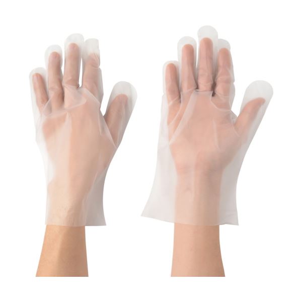 〔まとめ〕 アトム ポリエチレン手袋 L 1720-100L 1箱 (100枚) 〔×3セット〕 使い捨て手袋 使いきり手袋