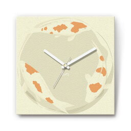 鯉 戦国ファブリック掛時計 (代引不可)