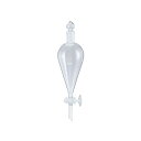 【柴田科学】分液ロート スキーブ形 ガラスコック付 100mL 014230-100 (代引不可)