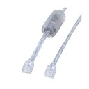 (まとめ) サンワサプライ コア付シールドツイストモジュラーケーブル TEL-FST-05N2 【×5セット】 (代引不可)(3)