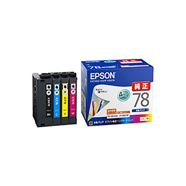 (Set of 3 for business use) [Genuine Product] EPSON Ink Cartridge [IC4CL78 4-Color Pack]