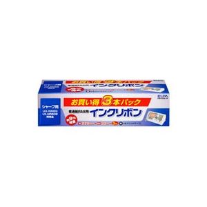 ■商品内容【ご注意事項】・この商品は下記内容×30セットでお届けします。■商品スペックFAX用インクリボンも充実の品揃え。●FAX用インクリボン●普通紙FAXリボン●対応機種：UX-D19CL／D19CW／D33CL／D33CW／D72CL／D72CW／D82CL／D82CW／D83CL／D83CW、UXD16CL／UXD16CW／UXD57CL／UXD57CW／UXD27CL／UXD27CW、UX-C107CL／D17CW／D28CL／D28CW／D58CL／D58CW／E407CL／E407CW／E570CL／E570CW／D18CL／D18CW／D30CL／D30CW／D70CL／D70CW／D71CL／D71CW／D90CL／D90CW●タイプ：ギア付●サイズ：A4×36m●入数：3本■送料・配送についての注意事項●本商品の出荷目安は【1 - 8営業日　※土日・祝除く】となります。●お取り寄せ商品のため、稀にご注文入れ違い等により欠品・遅延となる場合がございます。●本商品は仕入元より配送となるため、沖縄・離島への配送はできません。[ FIR-SR8-3P ]