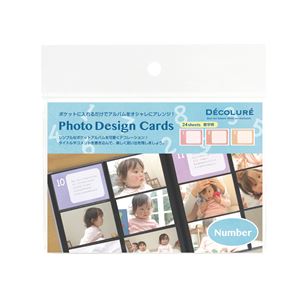 ■サイズ・色違い・関連商品■マンスリー■数字[当ページ]■商品内容【ご注意事項】・この商品は下記内容×10セットでお届けします。デコルーレ フォトデザインカード 数字 PTCL-07■商品スペックデコルーレ フォトデザインカード 数字 12柄x各2枚●ポケットアルバムに差し込むだけで、L判のポケットアルバムを簡単にかわいくデコレーションできるデザインカードのセットです。■本体寸法:タテ127xヨコ89x幅6mm■本体重量:50g■材質:上質紙■デザインカード12柄x各2枚■日本製■送料・配送についての注意事項●本商品の出荷目安は【1 - 6営業日　※土日・祝除く】となります。●お取り寄せ商品のため、稀にご注文入れ違い等により欠品・遅延となる場合がございます。●本商品は仕入元より配送となるため、沖縄・離島への配送はできません。[ PTCL-07 ]