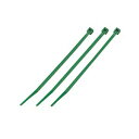 (まとめ)結束バンド ケーブルタイ(カラー) 【長さ250mm/100本入×10セット】 グリーン(緑) マーベル MCT-250GN