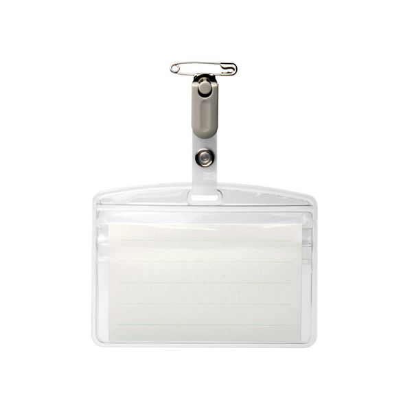 （まとめ） ソニック タッグ名札 ラウンドチャックタイプ クリップ付 NF-952 1パック（10個） 【×3セッ..