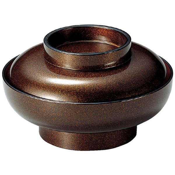 5.5寸 高野椀/お椀 【梨地内朱 A】 直径165×高さ93(63)mm 日本製 〔和食 レストラン 店舗 お店〕 (代引不可)