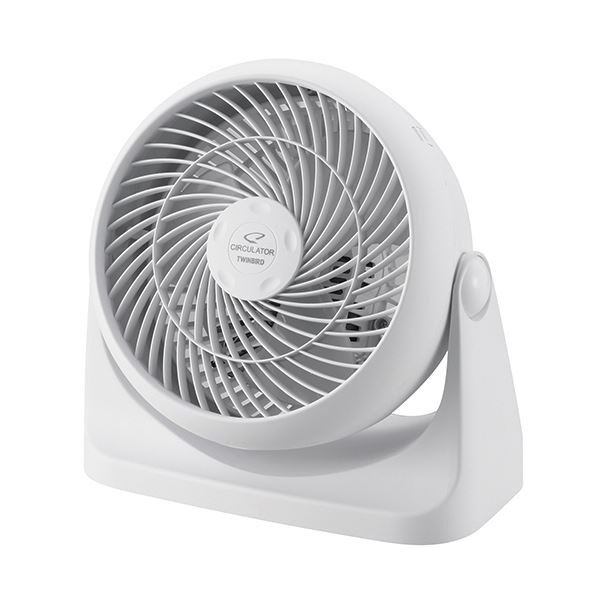 (まとめ) ツインバード サーキュレーター ホワイト KJ-4781W 1台 【×5セット】