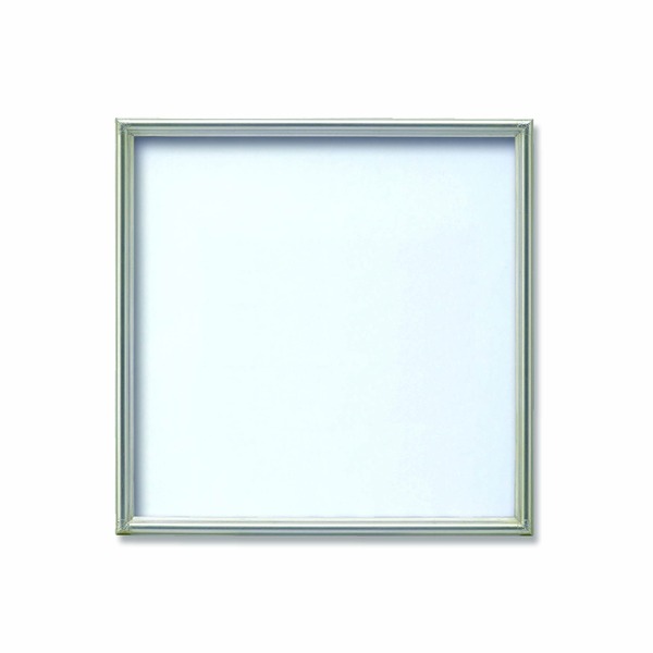 【角額】正方形額・壁掛けひも・アクリル付き ■400角（400×400mm）シルバー (代引不可)