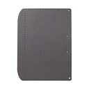 (まとめ)プラス おりたためるA3クリップボード+ Dグレー(×20セット)