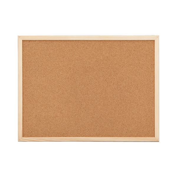 (まとめ）TANOSEE 両面コルクボードMサイズ W600×H450×D15mm 1セット（10枚）【×3セット】(3)