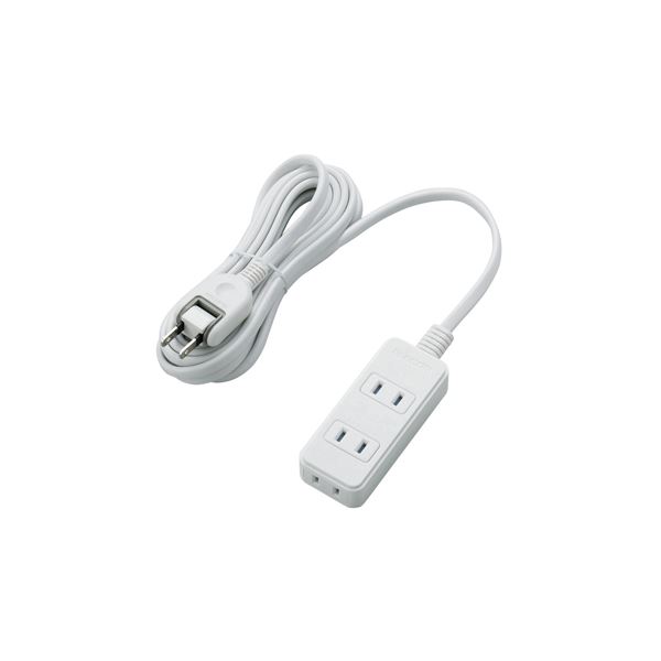 (まとめ)エレコム 電源タップ(雷ガード・ほこりシャッター) T-KST02-22330WH【×3セット】 (代引不可)