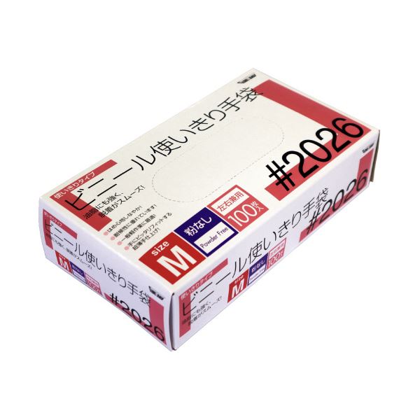 〔まとめ〕 川西工業 ビニール極薄手袋 粉なし 透明 M 〔×10セット〕 使い捨て手袋 使いきり手袋