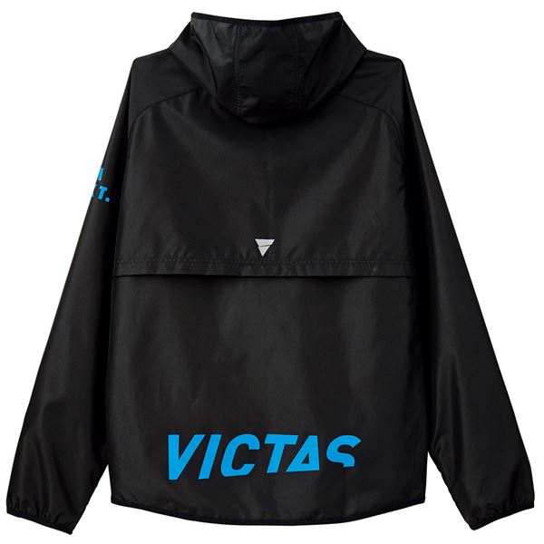 TSP（ティーエスピー） 卓球ウェア ウィンドブレーカージャケットV-BJ922 ブラック XS (代引不可)