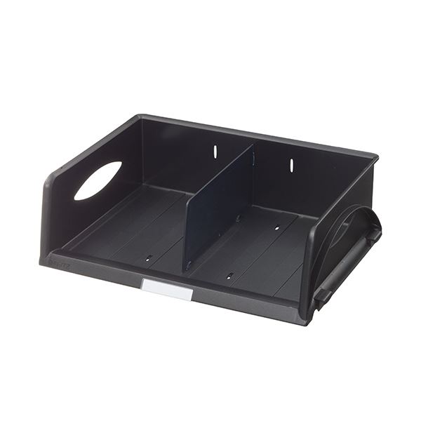 (まとめ) ライツ ソートトレー A4ヨコ ブラック5230-00-95 1個 【×5セット】