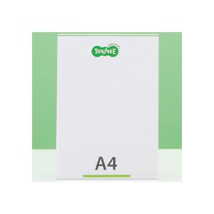 (まとめ) TANOSEE 再生PETサインスタンド 片面用 A4タテ 1個 【×30セット】