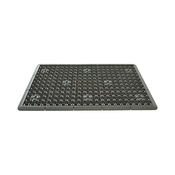 ■サイズ・色違い・関連商品■グリーン■グレー[当ページ]■商品内容【ご注意事項】この商品は下記内容×5セットでお届けします。●幅450mmのグレーの屋外用マット■商品スペック使用場所：屋外用寸法：タテ450×ヨコ750mm厚さ：約12mm色：グレー材質：EVA樹脂防塵：対応その他仕様：●製造国:日本■送料・配送についての注意事項●本商品の出荷目安は【3 - 10営業日　※土日・祝除く】となります。●お取り寄せ商品のため、稀にご注文入れ違い等により欠品・遅延となる場合がございます。●本商品は仕入元より配送となるため、沖縄・離島への配送はできません。[ 473359 ]