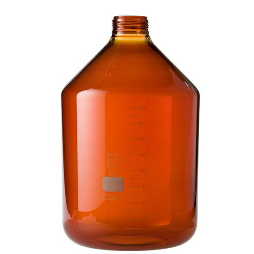 ねじ口びん 広口 茶褐色 びんのみ 20L 【017250-1200005】 ねじ口びん 広口 茶褐色 びんのみ 20L 【017250-1200005】