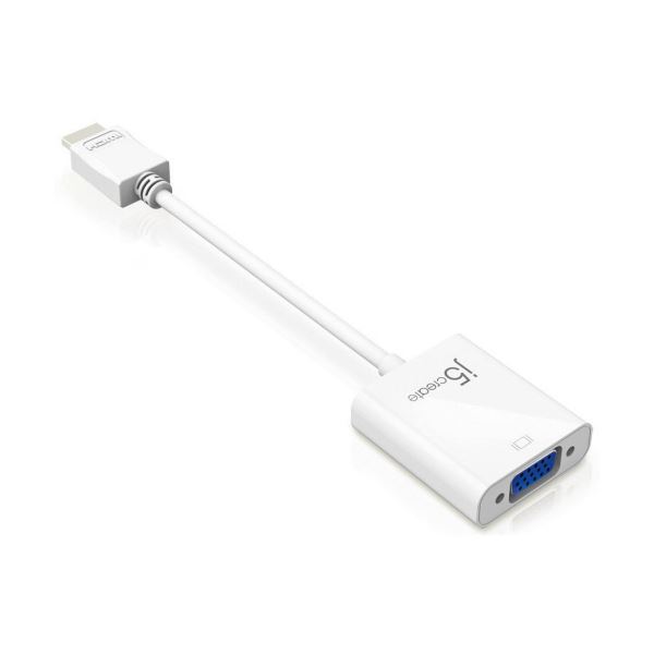 (まとめ)j5 Create HDMI toVGA 変換アダプター(not support HDCP) JDA213J 1個【×2セット】 (代引不可)