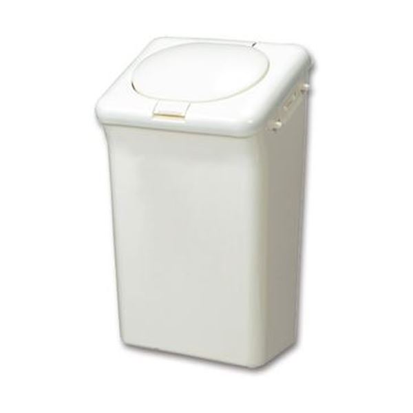 （まとめ）ティーワールド 消臭剤配合防臭ペールホワイト 14L 1個【×5セット】(4)