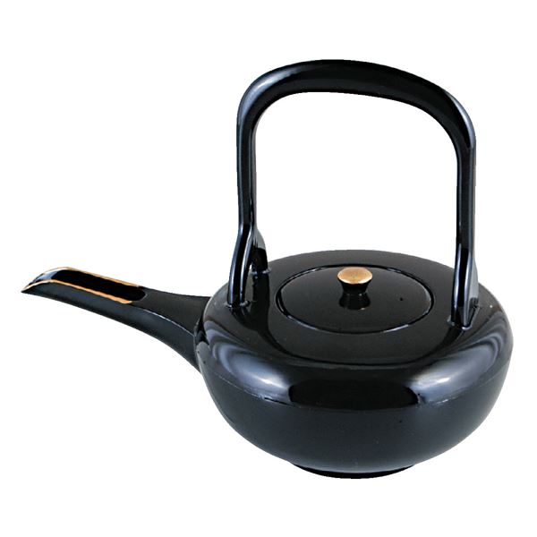 黒和 酒器/和食器 【天金 A】 197×120×157mm 日本製 〔和食 レストラン 居酒屋 店舗 お店〕 (代引不可)