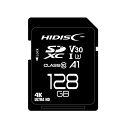 HIDISC SDXCJ[h 128GB CLASS10 UHS-I Speed class3 A1Ή HDSDX128GCL10V30 (s)