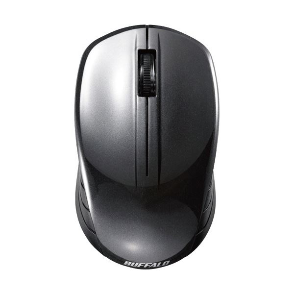 バッファロー 無線 BlueLED3ボタン スタンダードマウス ブラック BSMBW107BK 1セット(10個) (代引不可)