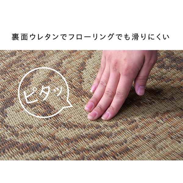 い草ラグ おしゃれ 国産 カーペット 『Fウォール』 約140×200cm (代引不可)