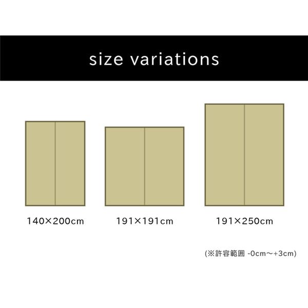 い草ラグ おしゃれ 国産 カーペット 『Fウォール』 約140×200cm (代引不可)