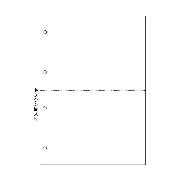 ■商品内容【ご注意事項】・この商品は下記内容×3セットでお届けします。●マルチプリンタ対応のA4白紙帳票(2面・4穴タイプ)の5冊セット■商品スペックサイズ：A4タテ寸法：297×210mmミシン目切り離し後サイズ：210×148.5mm面付：2面とじ穴：4穴(各2穴)とじ穴間隔：80mm厚み：約0.09mm白色度：約107%対応機種：インクジェット、カラーレーザー、モノクロレーザー、カラーコピー、モノクロコピー■送料・配送についての注意事項●本商品の出荷目安は【1 - 5営業日　※土日・祝除く】となります。●お取り寄せ商品のため、稀にご注文入れ違い等により欠品・遅延となる場合がございます。●本商品は仕入元より配送となるため、沖縄・離島への配送はできません。[ BPET2003S ]