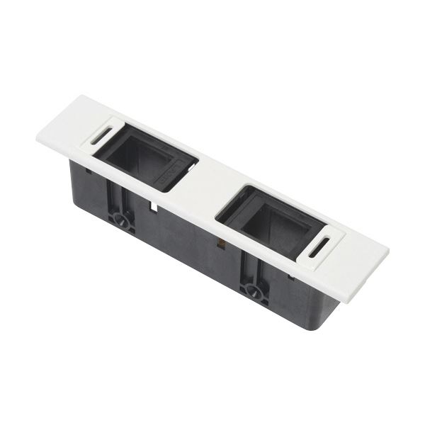 （まとめ）スガツネ工業デスクトップマルチタップDML型(210-020-490) DML-BB-WT 1個【×2セット】 (代引..