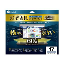 ミライセル のぞき見防止フィルタ 17型MS2-RPF17S 1枚 (代引不可)