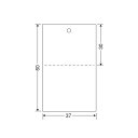 サトー タグ 標準 1号 プロパー60×37 544103451 1箱(20000枚:2000枚×10巻) (代引不可)