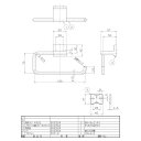 タオルリング/建築金物 【W200×H111mm】 浴室可 〔業務用 建材 建築金具〕 (代引不可) 2