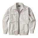 KU92130 空調服 R 綿ポリ混紡 スペーサー一体型 服のみ シルバー 3L(4)