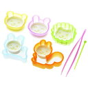 (まとめ) ハム・チーズぬき型/デコ弁用抜き型 【着ぐるみセット】 キャラ弁 お弁当グッズ 『mama's assist』 【160個セット】 (代引不可)