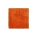 吸着式 キッチンマット/台所マット 【オレンジ】 60×60cm 正方形 日本製 ジョイント式 洗える 『ピタプラス ブリック』
