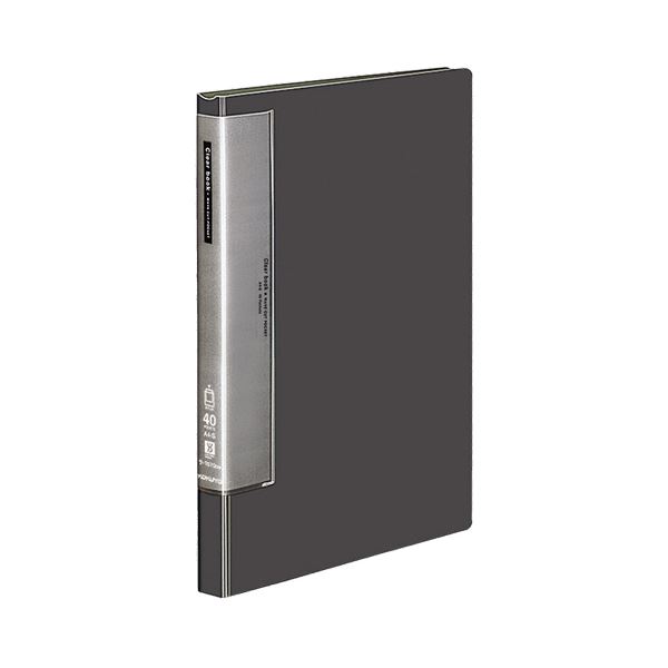 (まとめ) コクヨ クリヤーブック(クリアブック)(ウェーブカットポケット・固定式) A4タテ 40ポケット ..