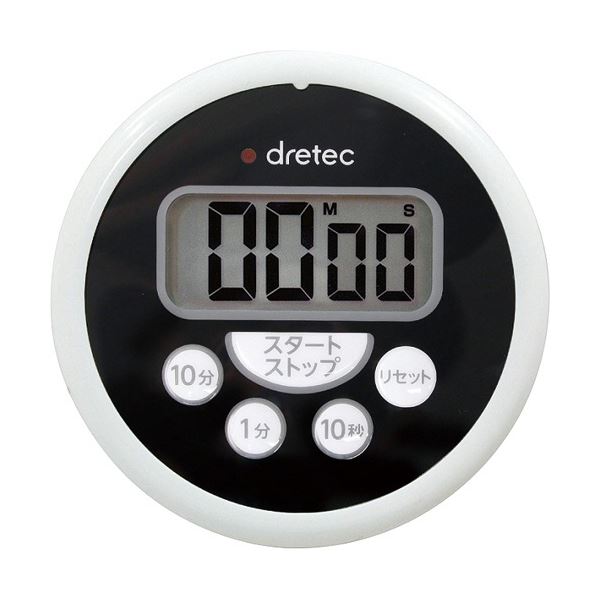 ドリテック 洗えるタイマー ブラック T-533BKHA 1個