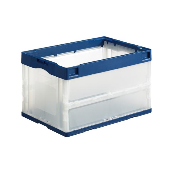 （まとめ） ジョインテックス オリタタミコンテナ JTC-50N-NV 50L蓋無【×5セット】 (代引不可)